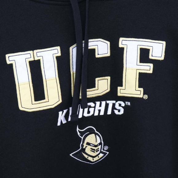 UCF Knights Champion Authentic Mens Hoodie Black Front Pockets Pullover 2XL New - Picture 2 of 8